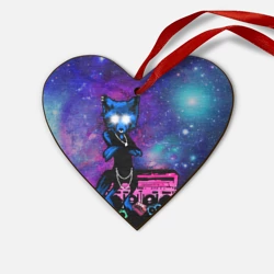 Деревянная игрушка Сердце Spaсe rave