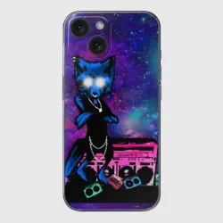 Чехол для iPhone 15 силиконовый с защитой камеры Spaсe rave