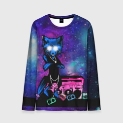 Мужской лонгслив 3D Spaсe rave