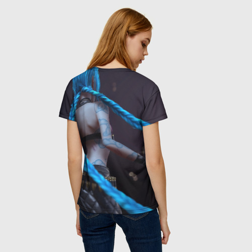 Женская футболка 3D Jinx, цвет 3D печать - фото 4
