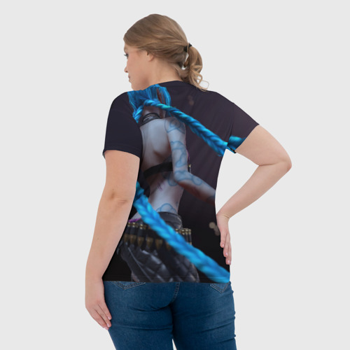 Женская футболка 3D Jinx, цвет 3D печать - фото 7