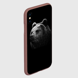 Чехол для iPhone XS Max матовый Мишка - фото 2