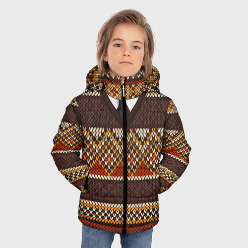 Зимняя куртка для мальчиков 3D Свитер, цвет красный - фото 3