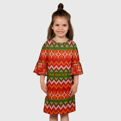 Детское платье 3D Свитер - фото 2