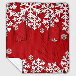 Плед с рукавами Снежинки