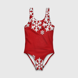 Детский купальник 3D Снежинки - фото 2