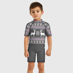 Детский купальный костюм 3D Свитер с оленями - фото 2