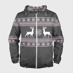 Мужская ветровка 3D Свитер с оленями