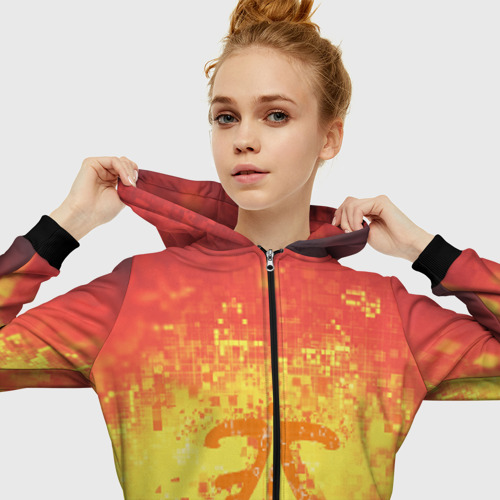 Женская толстовка 3D на молнии FNATIC CLOTHES COLLECTION , цвет черный - фото 5