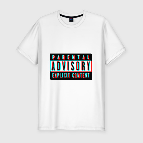 Мужская футболка хлопок Slim Parental advisory