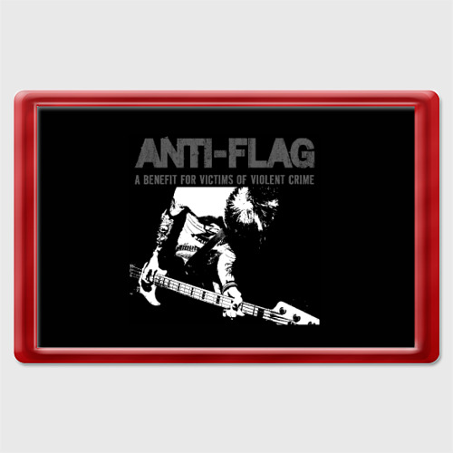 Магнит 45*70 Anti-Flag, цвет красный