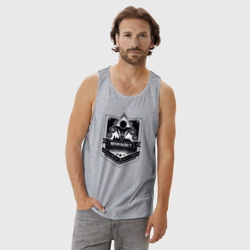 Мужская майка хлопок Street Workout Health Is Wealth - фото 2