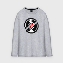 Женский лонгслив oversize хлопок Хоумстак. Дэйв Страйдер