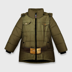 Зимняя куртка для девочек 3D Солдатская форма