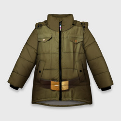 Зимняя куртка для девочек 3D Солдатская форма