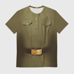 Мужская футболка 3D Солдатская форма военная для косплея