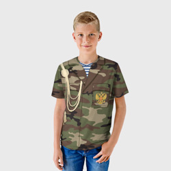 Детская футболка 3D Армейская форма - фото 2