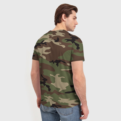 Мужская футболка 3D Армейская форма, цвет 3D печать - фото 4