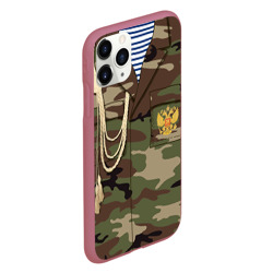 Чехол для iPhone 11 Pro матовый Армейская форма - фото 2