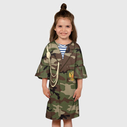 Детское платье 3D Армейская форма - фото 2