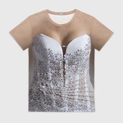 Женская футболка 3D Невеста