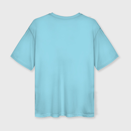 Женская футболка oversize 3D Снегурочка костюм, цвет 3D печать - фото 2