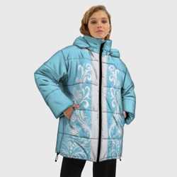 Женская зимняя куртка Oversize Снегурочка костюм - фото 2