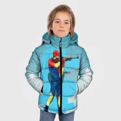 Зимняя куртка для мальчиков 3D Биатлон - фото 2
