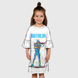 Детское платье 3D Биатлон - фото 2
