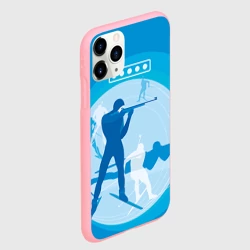 Чехол для iPhone 11 Pro матовый Биатлон - фото 2