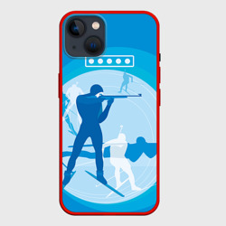 Чехол для iPhone 14 Биатлон