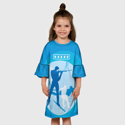 Детское платье 3D Биатлон - фото 2