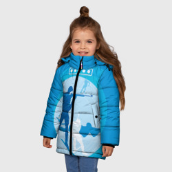 Зимняя куртка для девочек 3D Биатлон - фото 2