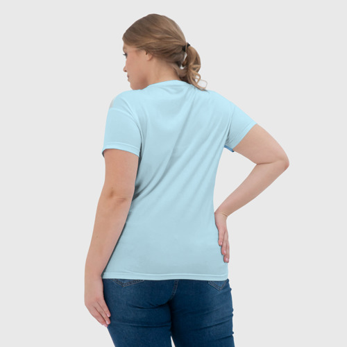 Женская футболка 3D Биатлон, цвет 3D печать - фото 7