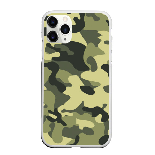 Чехол для iPhone 11 Pro Max матовый Камуфляж Хаки Фото 01 Чехол для iPhone 11 Pro Max матовый Камуфляж Хаки Фото 01