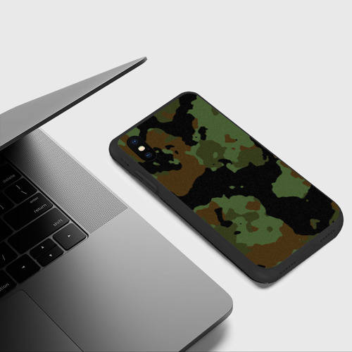 Чехол для iPhone XS Max матовый Камуфляж Вельветовый эффект Фото 01 Чехол для iPhone XS Max матовый Камуфляж Вельветовый эффект Фото 01