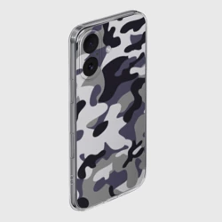 Чехол для iPhone 16 силиконовый с защитой камеры Городской камуфляж - фото 2
