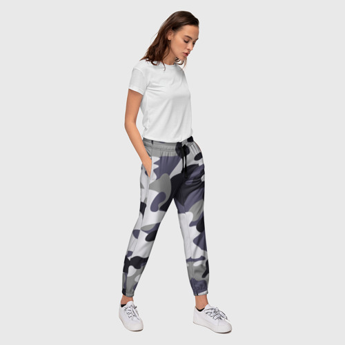 Женские брюки 3D Городской камуфляж, цвет 3D печать - фото 5