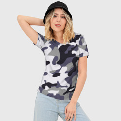 Женская футболка 3D Slim Городской камуфляж - фото 2