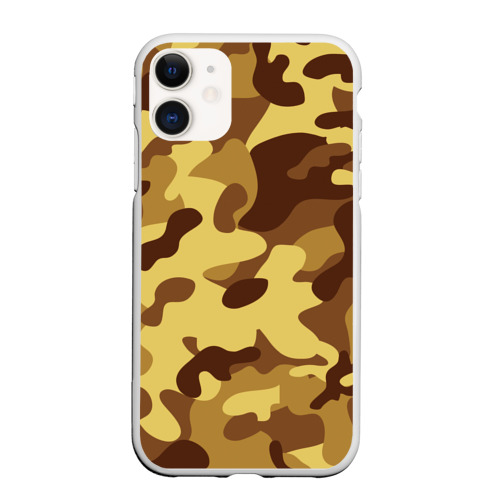 Чехол для iPhone 11 матовый Пустынный камуфляж Фото 01 Чехол для iPhone 11 матовый Пустынный камуфляж Фото 01