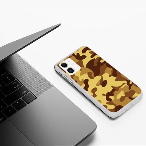 Чехол для iPhone 11 матовый Пустынный камуфляж Фото 01 Чехол для iPhone 11 матовый Пустынный камуфляж Фото 01