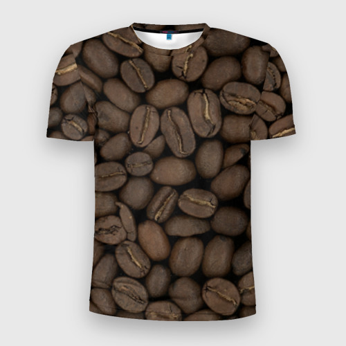 Мужская футболка 3D Slim Кофе, цвет 3D печать