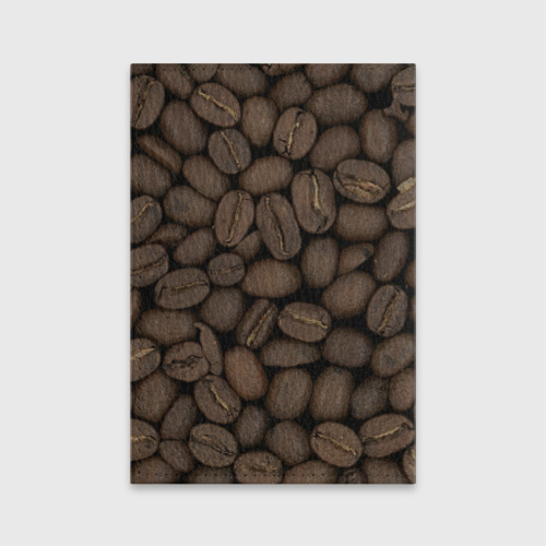 Обложка для паспорта матовая кожа Кофе, цвет черный - фото 2