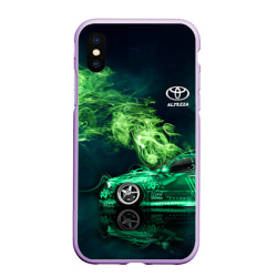 Чехол для iPhone XS Max матовый Toyota Altezza