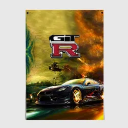 Постер Nissan GTR