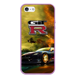 Чехол для iPhone 5/5S матовый Nissan GTR