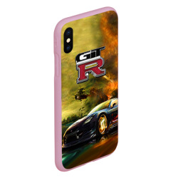 Чехол для iPhone XS Max матовый Nissan GTR - фото 2