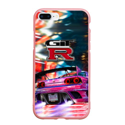 Чехол для iPhone 7Plus/8 Plus матовый Nissan GTR