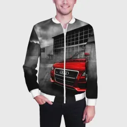 Мужской бомбер 3D Audi - фото 2