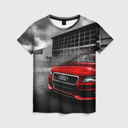 Женская футболка 3D Audi